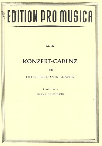Konzert-Cadenz für tiefes Horn und Klavier