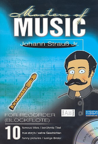 Masters of Music (+CD) 10 berühmte Titel für Blockflöte