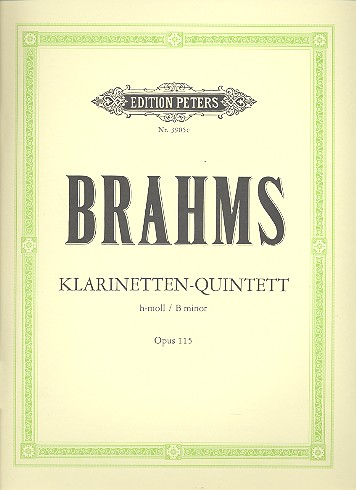 Quintett h-Moll op.115 für Klarinette und Streichquartett