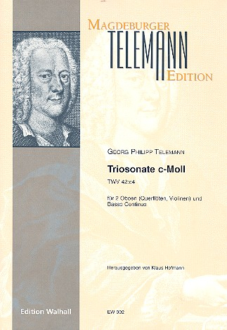 Sonate c-Moll TWV42:c4 für 2 Oboen (Flöten/Violinen) und Bc