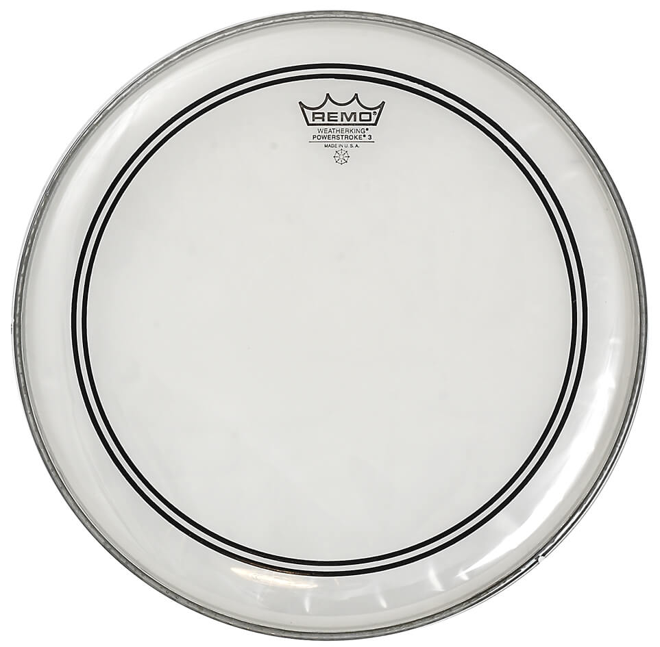Remo Powerstroke P3-0318-BP (Bassdrum, Snare, Tom), Drumhead, Transparent - Image 2