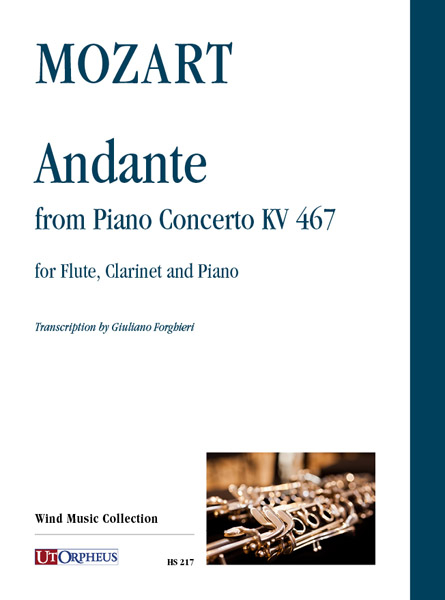 Andante from Piano Concerto KV467 for flute, clarinet and piano