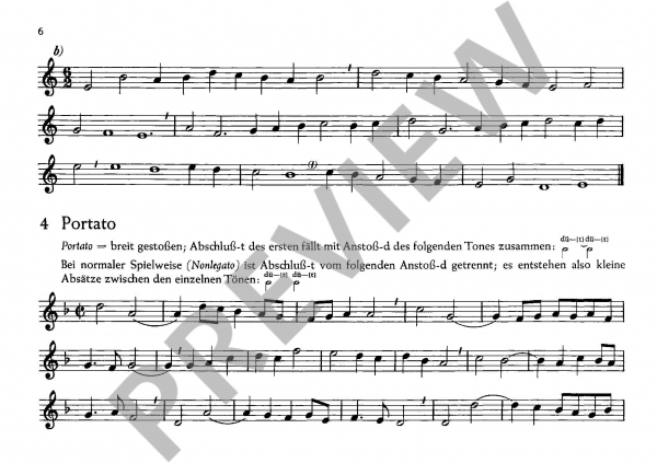 Übungsheft für Blockflöte Die kleine Übung