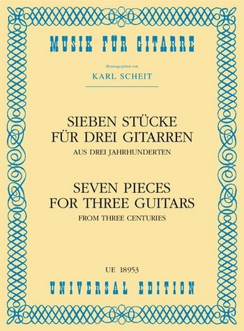 7 Stücke aus 3 Jahrhunderten für Gitarre