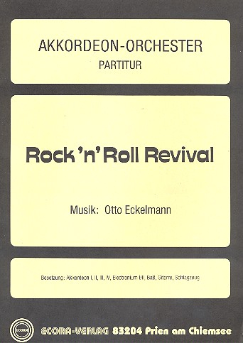 Rock&#039;n Roll Revival für Akkordeon-Orchester Partitur
