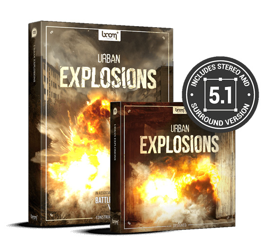 Sound Library (Download) Boom Urban Explosions Bundle