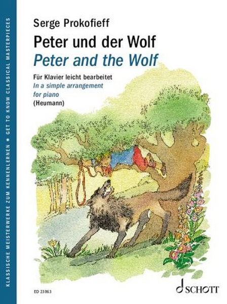 Peter und der Wolf op. 67 für Klavier (leicht bearbeitet)