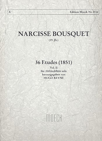 36 Etüden Band 2 (Nr.13-24) für Altblockflöte solo (1851)