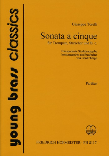 Sonata a 5 für Trompete in C, Streicher und Bc