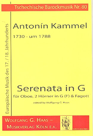 Serenata in G für Oboe, 2 Hörner in G (F) und Fagott