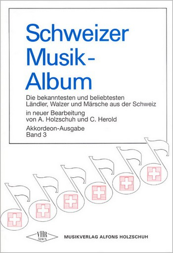 Schweizer Musikalbum Akkordeon solo Band 3