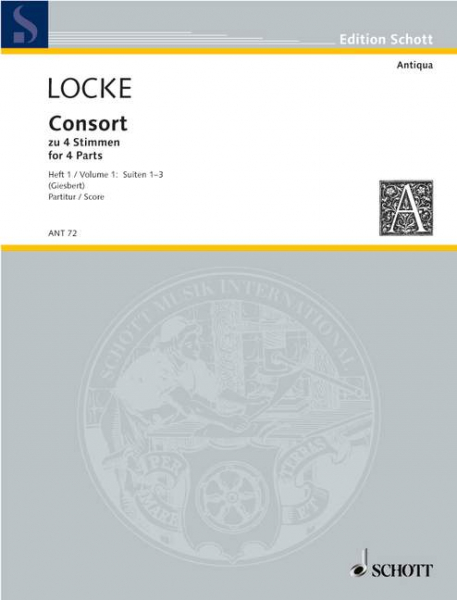 Consort Band 1 für 4 Blockflöten (SATB) oder Streicher