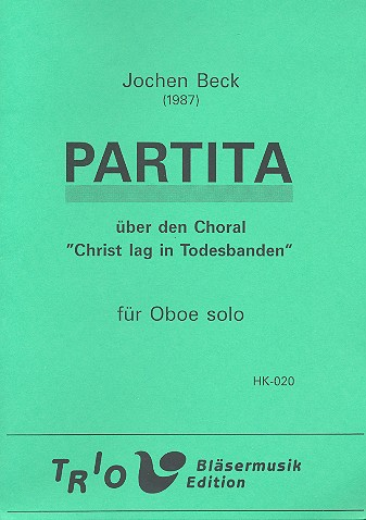 Partita über den Choral Christ lag in Todesbanden für Oboe