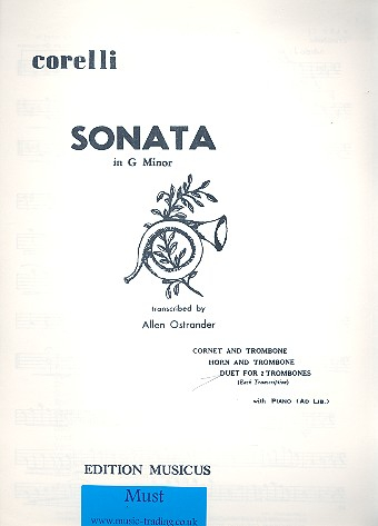 Sonata in G minor op.5 for 2 trombones