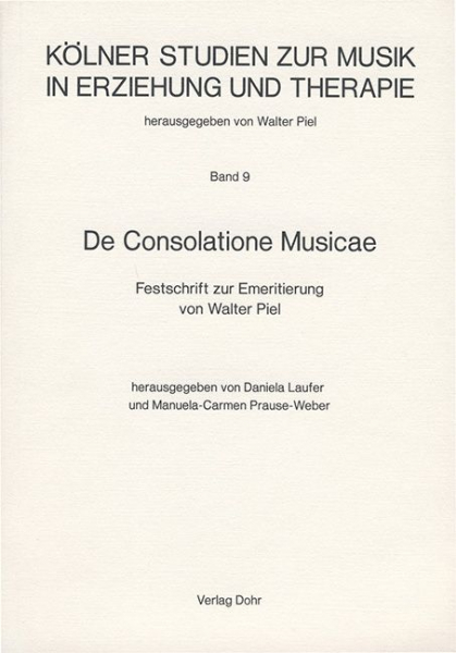 De Consolatione Musicae Festschrift zur Emeritierung von