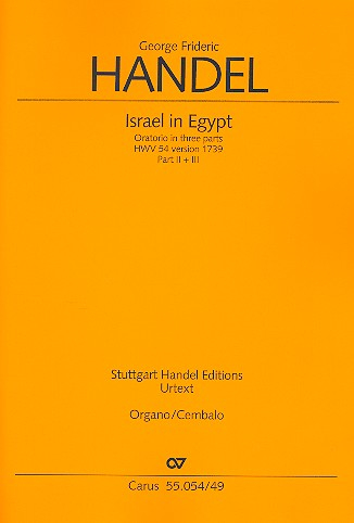 Israel in Egypt HWV54 für Soli, gem Chor und Orchester