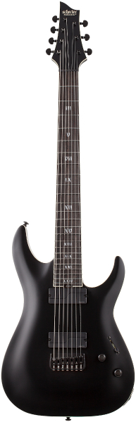E-Gitarre Schecter C-7 SLS Elite Evil Twin SBK