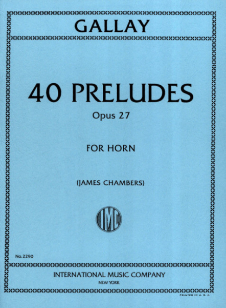 40 Preludes op.27 for horn