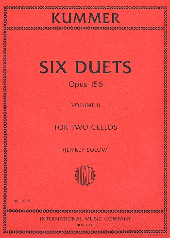 6 Duets op.156 vol.2 (nos.4-6) for 2 cellos