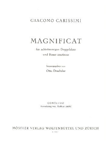 Magnificat für gem Chor und Bc