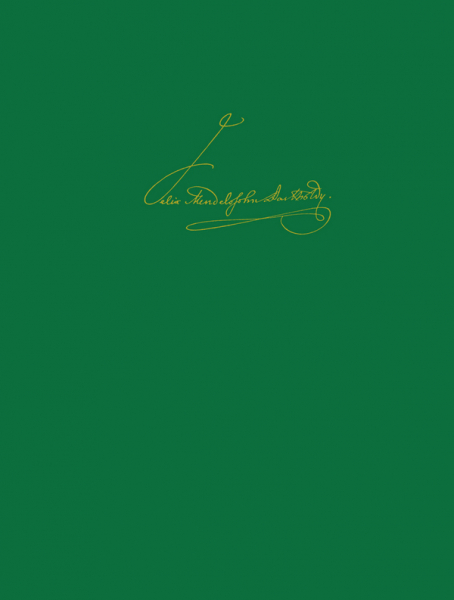 Leipziger Ausgabe der Werke von Felix Mendelssohn Bartholdy Serie 1 (Orchesterwerke) - Band 8A: Ouve