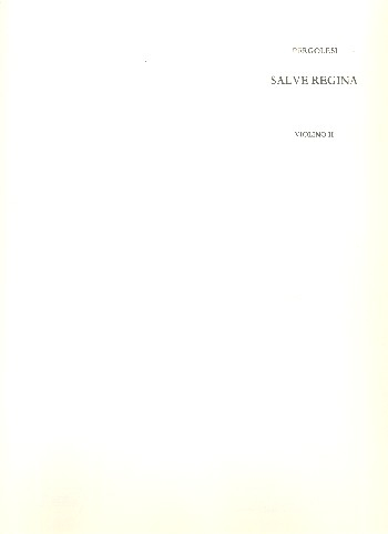 Salve Regina per contralto e archi