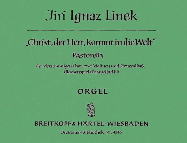 Christ der Herr kommt in die Welt für gem Chor und Orchester