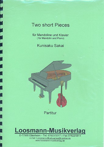 2 short Pieces für Mandoline und Klavier