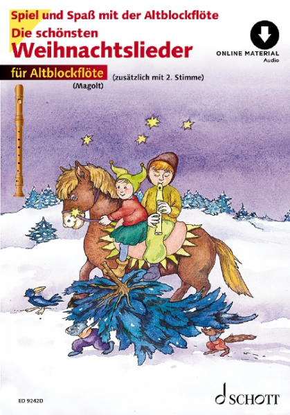 Weihnachtsliederbuch Die schönsten Weihnachtslieder (+Online Audio)