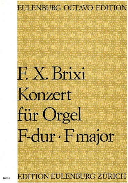 Konzert F-Dur für Orgel und Streicher