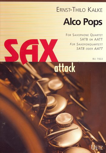 Sax attack Alco pops for 4 saxophone (satb/aatt)