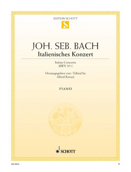 Italienisches Konzert BWV971 für Klavier