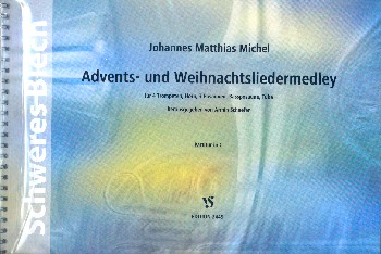 Advents- und Weihnachtsliedermedley für 4 Trompeten, Horn, 3 Posaunen, Bassposaune, Tuba