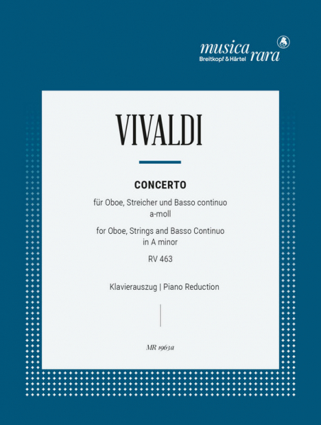 Konzert a-Moll RV463 für Oboe, Streicher und Bc