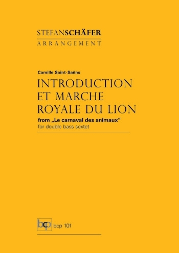Introduction et marche royale du lion für 6 Kontrabässe