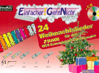 Weihnachtsliederbuch 24 Weihnachtslieder (+CD)