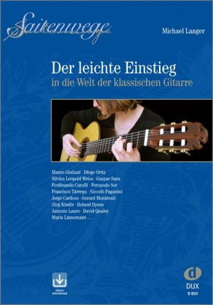 Gitarrenspielbuch Saitenwege - Der leichte Einstieg in die Welt der klassischen Gitarre