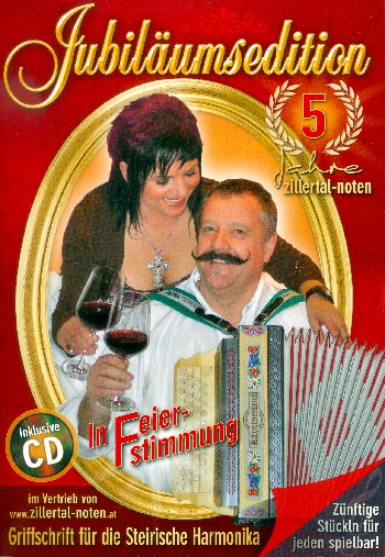 In Feierstimmung (+CD) für Steirische Harmonika (in Griffschrift)