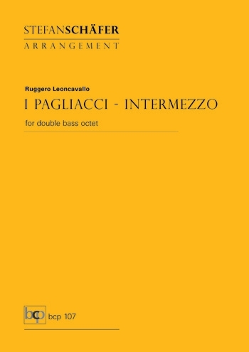 Intermezzo aus I Pagliacci für 8 Kontrabässe