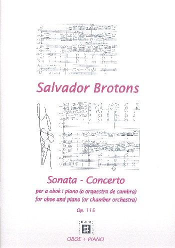 Sonata-Concerto op.115 für Oboe und Klavier (Kammerorchester)