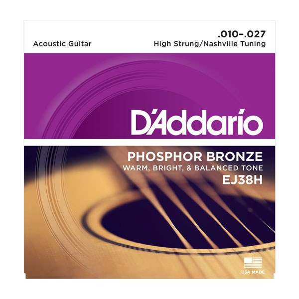 Saitensatz D´Addario EJ38H Phosphor Bronze High-Strung