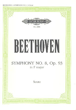 Sinfonie F-Dur Nr.8 op.93 für Orchester
