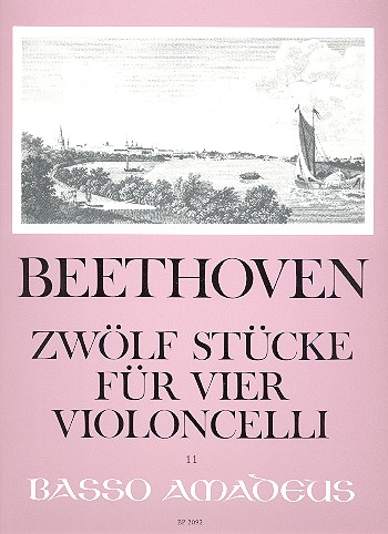 12 Stücke für 4 Violoncelli