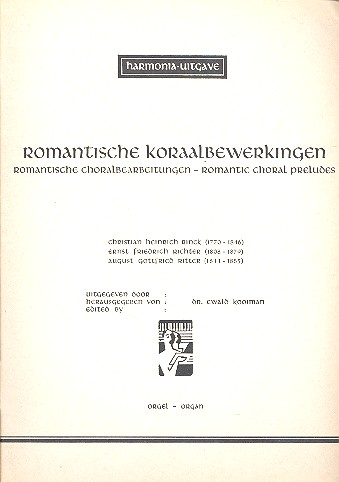 Romantische Choralbearbeitungen für Orgel