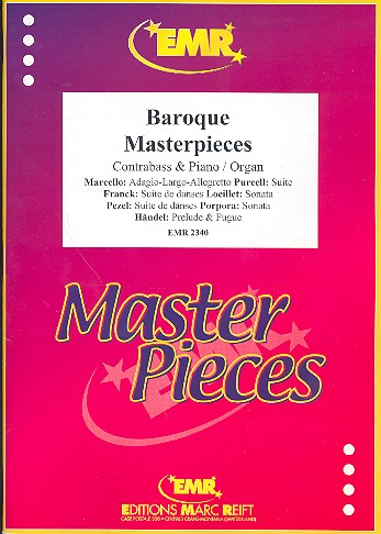 Baroque Masterpieces for contrabass and piano (organ)