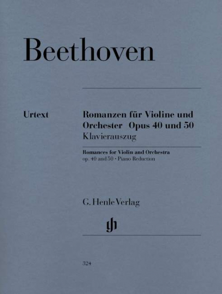 Klavierauszug mit Solostimme Romanzen für Violine und Orchester op. 40 und 50