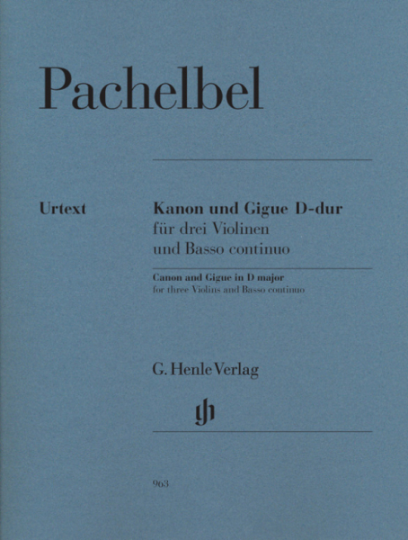 Kanon und Gigue D-Dur für 3 Violinen und Bc
