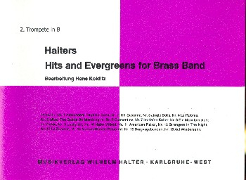Halters Hits und Evergreens Band 1: für Blasorchester