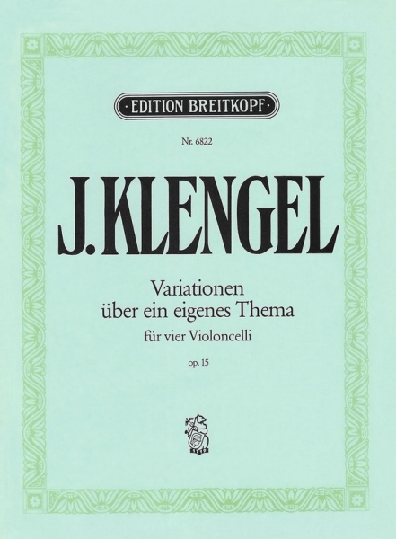 Variationen über ein eigenes Thema op.15 für 4 Violoncelli