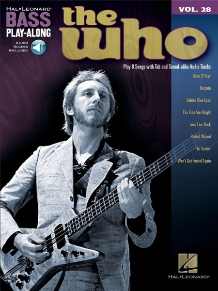 The Who Bass Play along (+CD): bass playalong vol.28 songbook vocal/bass/tab